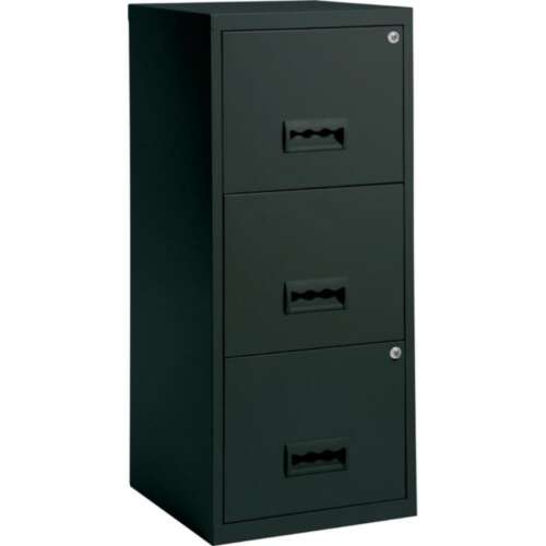 CAJONERA CARPETAS 40X40X96 3C. NEGRO
