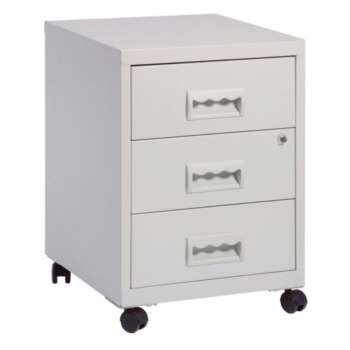 CAJONERA PIERRE 41X41X50 3C. GRIS