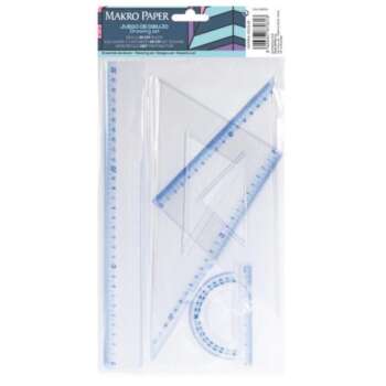 JUEGO REGLAS MAKRO 30CM AZULES