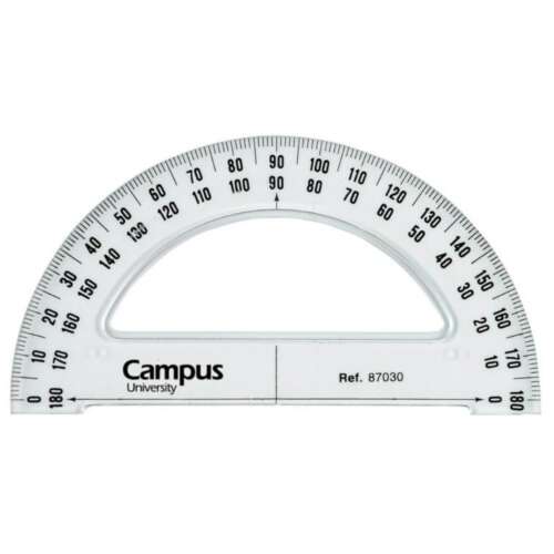 SEMICIRCULO CAMPUS PLASTICO 13 CM