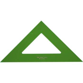 ESCUADRA PLASTICO FABER 25CM