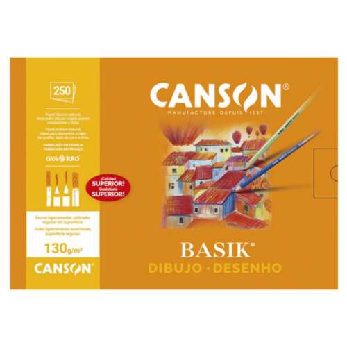 LAMINA BASIK A4 130G RECUADRO/250H