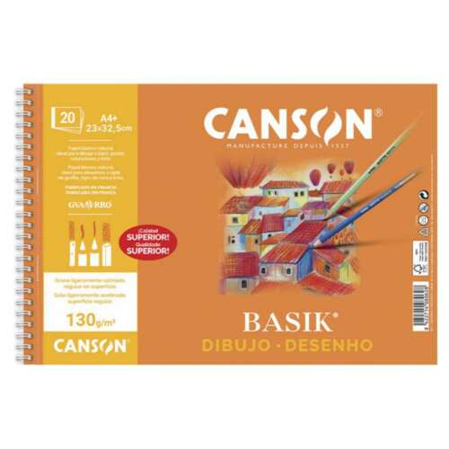 BLOC DIBUJO BASIK A4+ ESP-LISO 130G