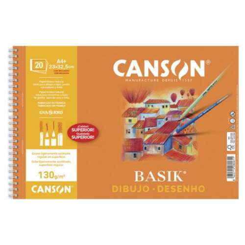 BLOC DIBUJO BASIK A4+ ESP-RECUAD.130G