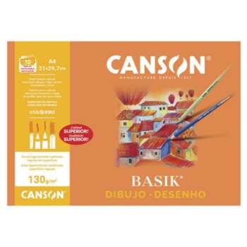 LAMINA BASIK A4 130G LISO/PACK 10H
