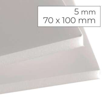 CARTON PLUMA 70X100 5MM BLANCO