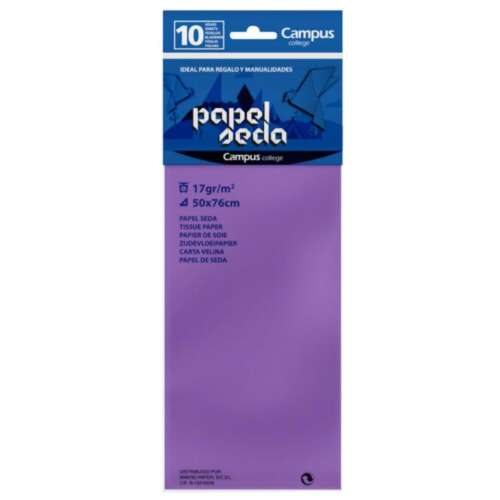 SEDA CAMPUS VIOLETA /BOLSA 10H