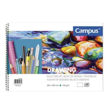 BLOC DIBUJO LUXE A4 ESP 20H 135G LISO