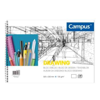 BLOC DIBUJO LUXE A4 ESP 20H 135G C/RE
