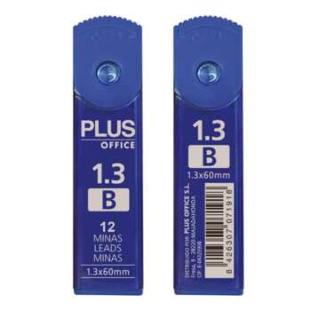 MINAS PLUS OFFICE 1,3MM B POLYM/12UD
