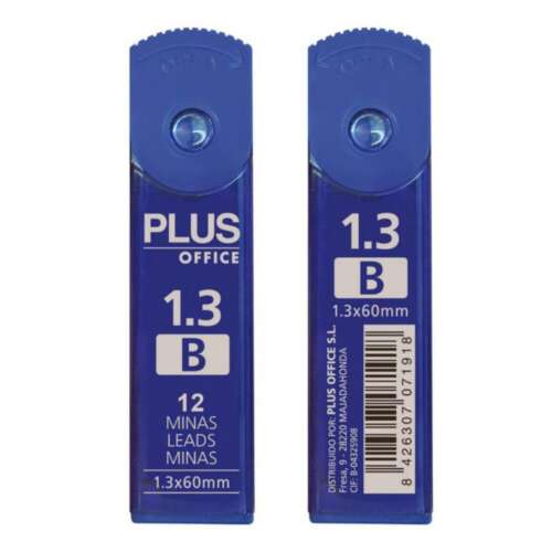 MINAS PLUS OFFICE 1,3MM B POLYM/12UD