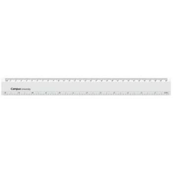 REGLA CAMPUS METALICA 30 CM