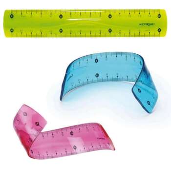 REGLA CAMPUS PLASTICO 15 CM FLEXIBLE