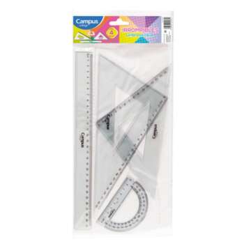 JUEGO REGLAS CAMPUS 30CM IRROMPIBLE