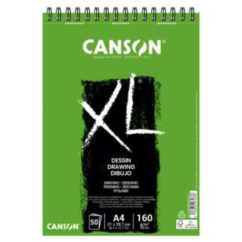 BLOC DESSIN CANSON A4 160G 50H