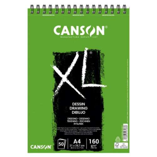BLOC DESSIN CANSON A4 160G 50H