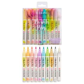 ROTULADOR BRUSH PEN TALENS PASTEL/10U
