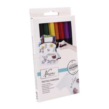 ROTULADOR TEXTIL NASSAU 8 COLORES