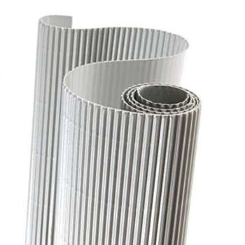 CARTULINA ONDULADA 50X65 GRIS/5U