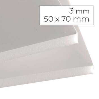 CARTON PLUMA 50X70 3MM BLANCO