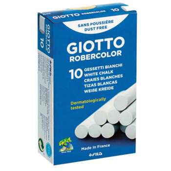 TIZAS ROBERCOLOR BLANCO /CAJA 10U