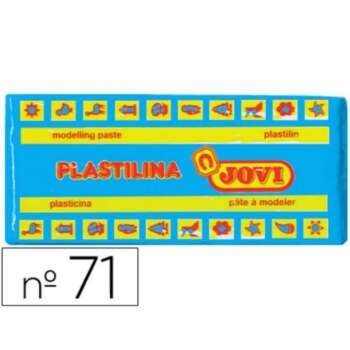 PLASTILINA JOVI MEDIANA 150G AZUL CLA