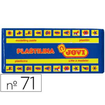 PLASTILINA JOVI MEDIANA 150G AZUL OSC