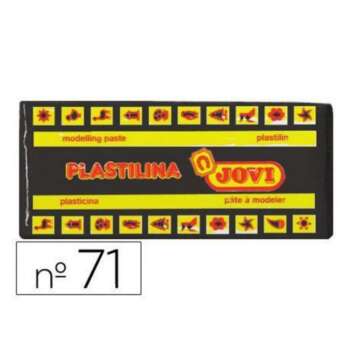 PLASTILINA JOVI MEDIANA 150G NEGRA