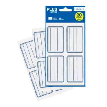 ETIQUETAS LIBROS PLUS 56X36 20E