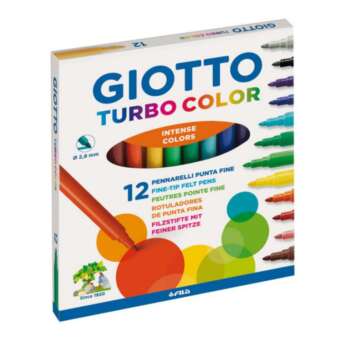 ROTULADOR GIOTTO TURBO 12COLORES