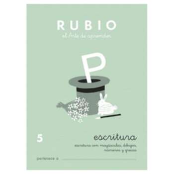 CUADERNO RUBIO ESCRITURA 5
