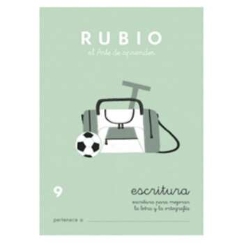 CUADERNO RUBIO ESCRITURA 9