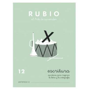 CUADERNO RUBIO ESCRITURA 12