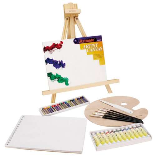 SET PINTURA MAKRO CON CABALLETE
