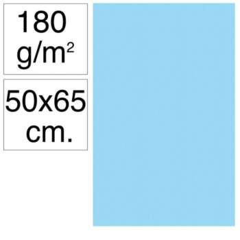 CARTULINA CAMPUS 50X65 180G AZUL CEL.