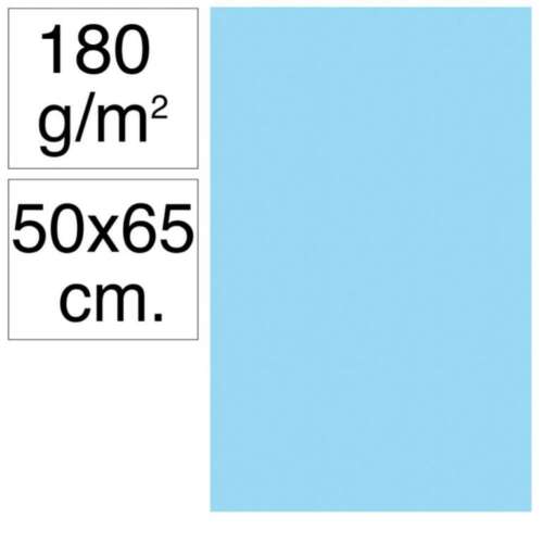CARTULINA CAMPUS 50X65 180G AZUL CEL.
