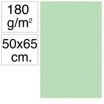 CARTULINA CAMPUS 50X65 180G V.MANZANA