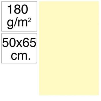 CARTULINA CAMPUS 50X65 180G CREMA