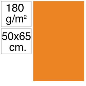 CARTULINA CAMPUS 50X65 180G NARNJA