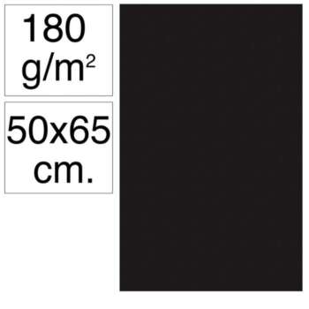 CARTULINA CAMPUS 50X65 180G NEGRO