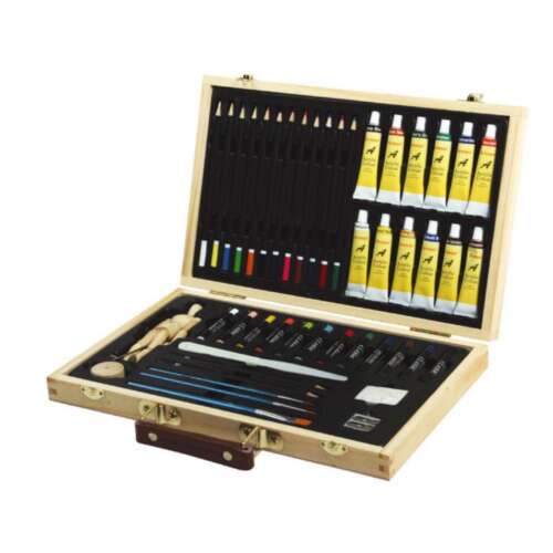 ESTUCHE DIBUJO MAKRO PAPER 45 PIEZAS