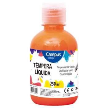 TEMPERA CAMPUS 250GR NARANJA