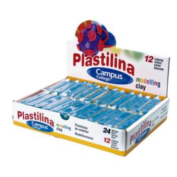 PLASTILINA CAMPUS PEQUEÑA 60G AZUL