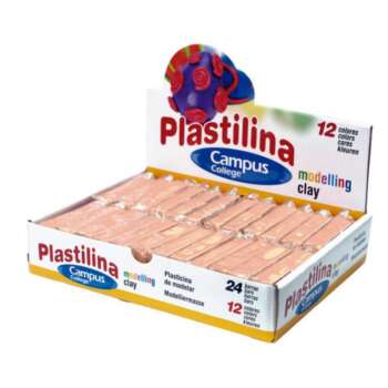 PLASTILINA CAMPUS PEQUEÑA 60G CARNE