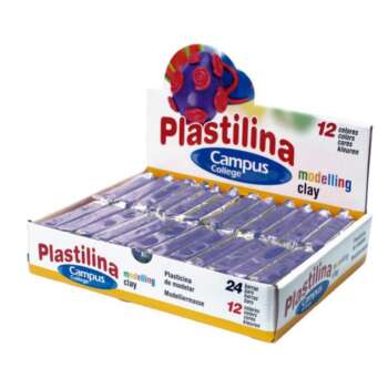 PLASTILINA CAMPUS PEQUEÑA 60G VIOLETA