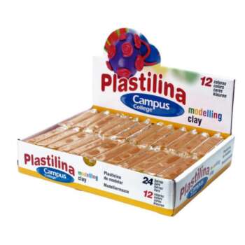 PLASTILINA CAMPUS PEQUEÑA 60G MARRON