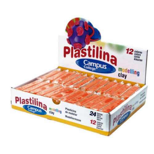PLASTILINA CAMPUS PEQUEÑA 60G ROJO