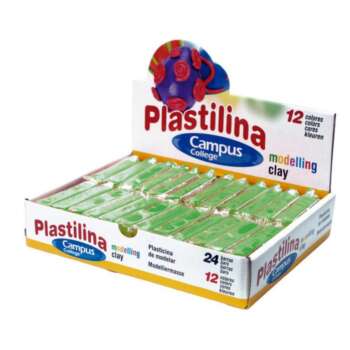 PLASTILINA CAMPUS PEQUEÑA 60G VERDE C
