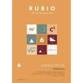 CUADERNO RUBIO MATEMATICAS EVOL.6