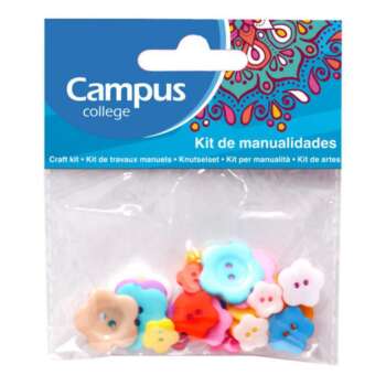 SET MANUALIDADES CAMPUS BOTON FLOR
